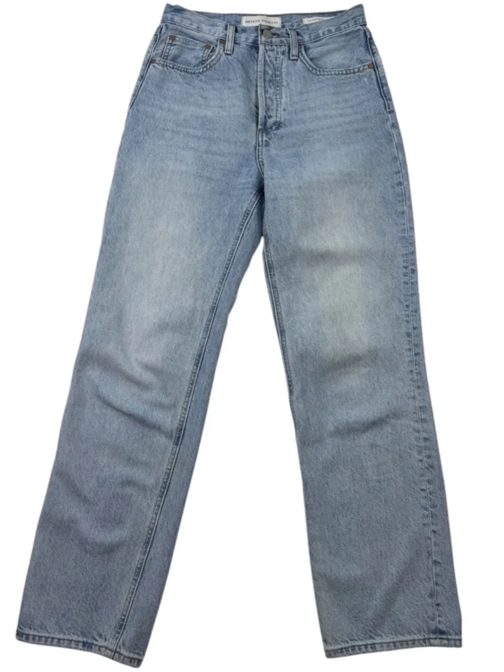 Denim Forum The Joni High Rise Loose Jeans Light Wash Size 24 29L